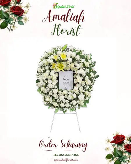 Krans Bunga Duka Kemiri Muka
